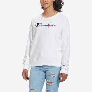 Champion white sweatshirt